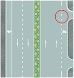 ：路右侧车行道边缘白色虚线是什么含义？之图片